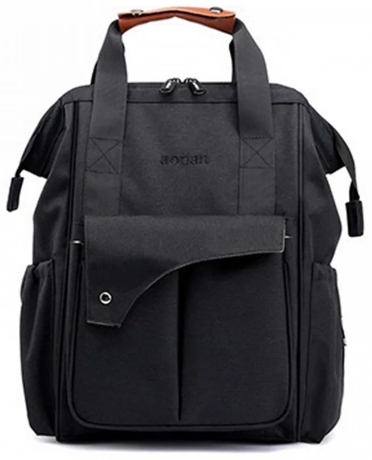 Τσάντα Μωρού Πλάτης B-636 39x35x25 Black Aotian Ύφασμα
