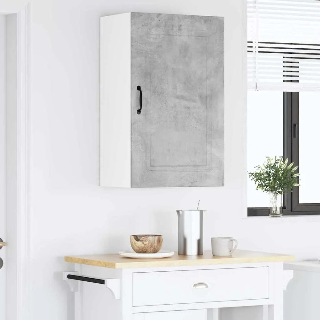 vidaXL Ντουλάπα Κουζίνας με ράφι Σκυρόδεμα Γκρι 50 x 31 x 80 εκ.