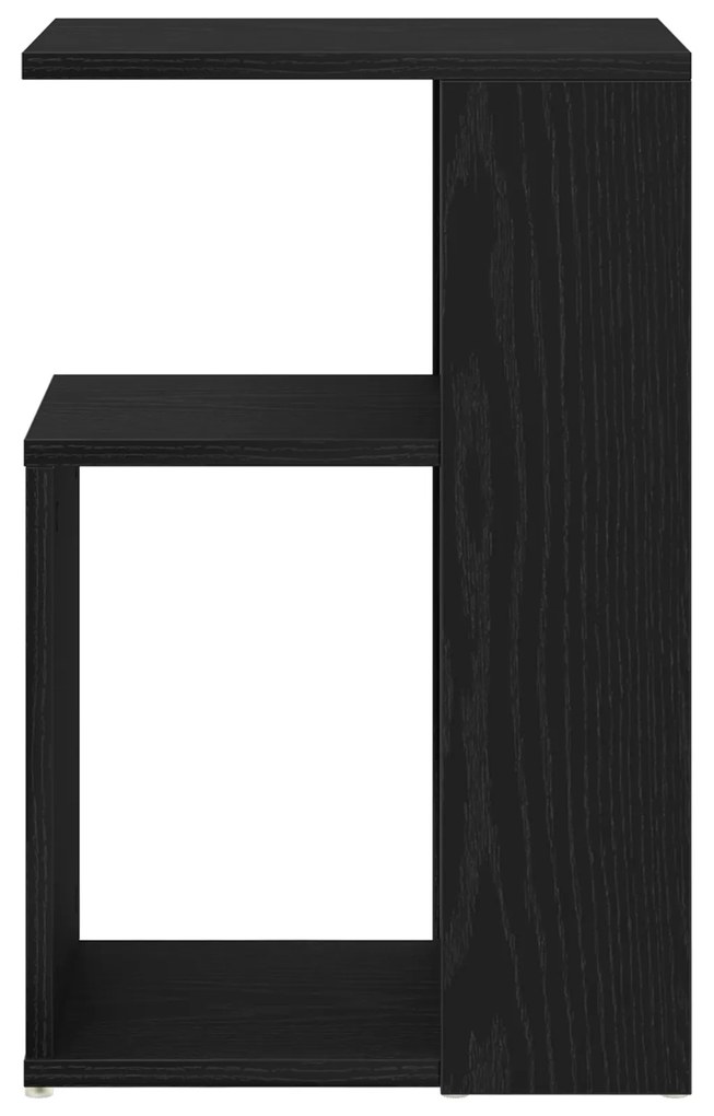 vidaXL Τραπέζι πλευράς Μαύρο Δρυς 36x30x56 εκ Επεξεργασμένο ξύλο