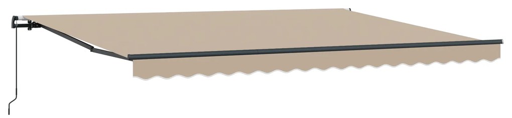 vidaXL Tέντα Ανακλινόμενη Μπεζ 450x300 εκ