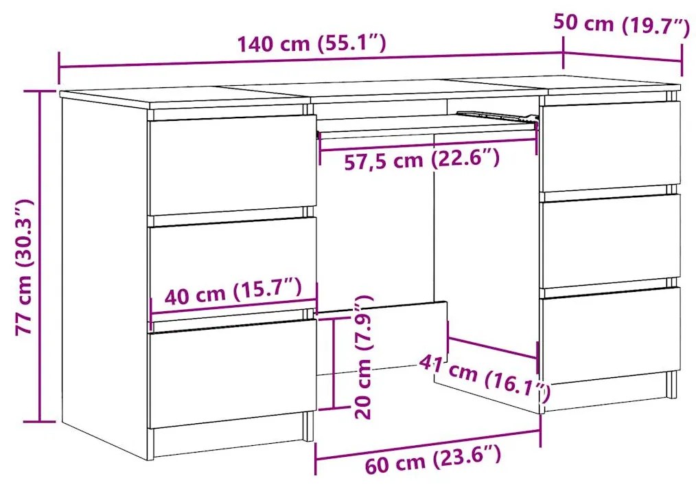 ΓΡΑΦΕΙΟ ΠΑΛΙΟ ΞΥΛΟ 140 X 50 X 77 ΕΚ. ΑΠΟ ΜΟΡΙΟΣΑΝΙΔΑ 855960