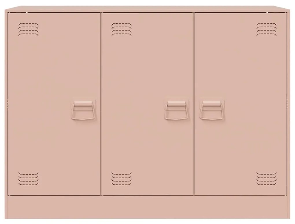 vidaXL Ντουλάπι Ροζ 99x39x73 εκ. από Ατσάλι