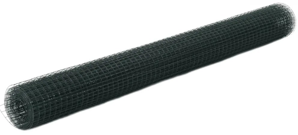 vidaXL Συρματόπλεγμα Κοτετσόσυρμα Πράσινο 10x1,5 μ. Ατσάλι Επικάλ. PVC