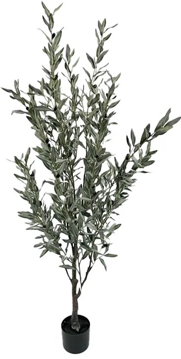 Διακοσμητικό φυτό Olive tree II σε γλάστρα Inart πράσινο pp Υ160εκ