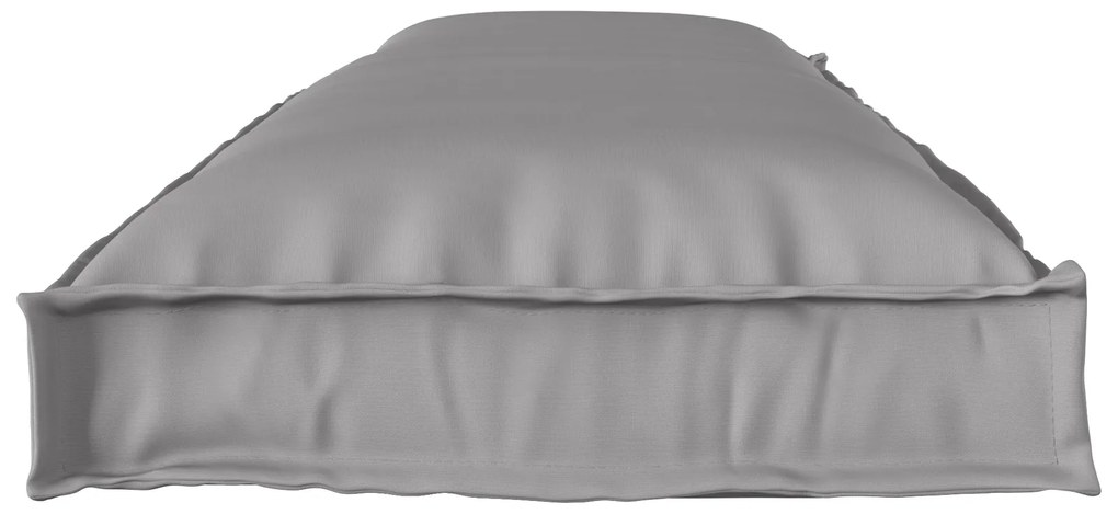 vidaXL Μαξιλάρα Παλέτες για Παγκάκι Γκρι 150x40x8 cm Ύφασμα Oxford