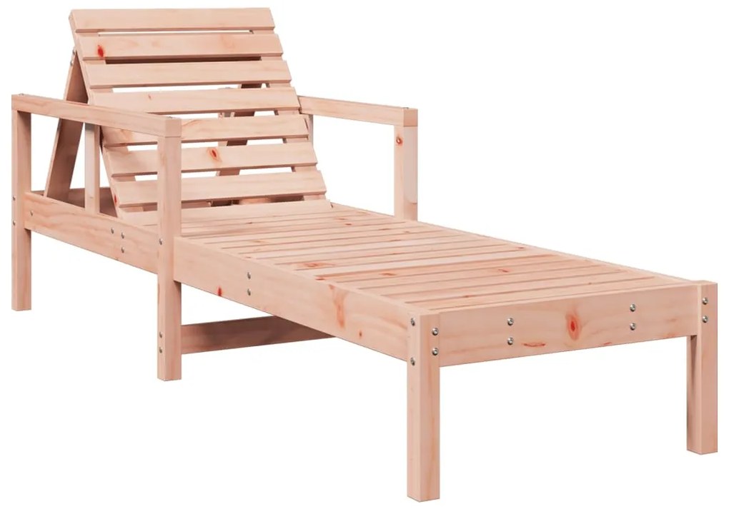 vidaXL Ξαπλώστρα 199,5x62x55 εκ. από Μασίφ Ξύλο Ψευδοτσούγκας