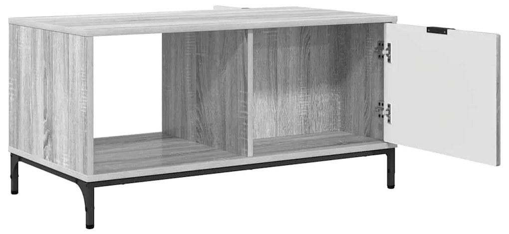 vidaXL Τραπεζάκι σαλονιού Γκρι sonoma 90 x 49 x 46 εκ.