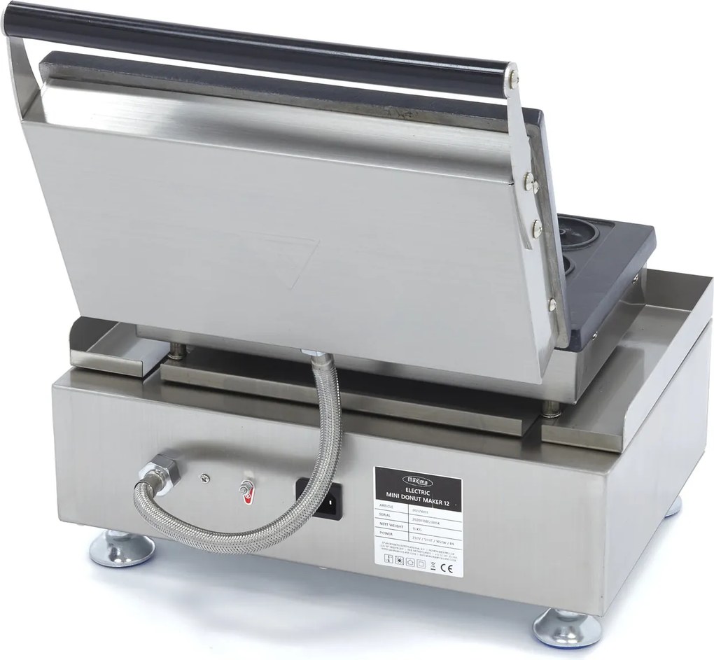 Donut Maker - 12 Mini Donuts - Ø5cm - with Built-in Timer