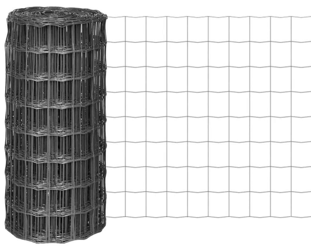 Συρματόπλεγμα Γκρι 10 x 0,8 μ. Ατσάλινο - Γκρι