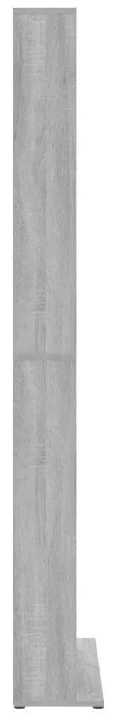vidaXL Έπιπλο για CD Γκρι Sonoma 102x23x177,5 εκ. Επεξεργασμένο Ξύλο