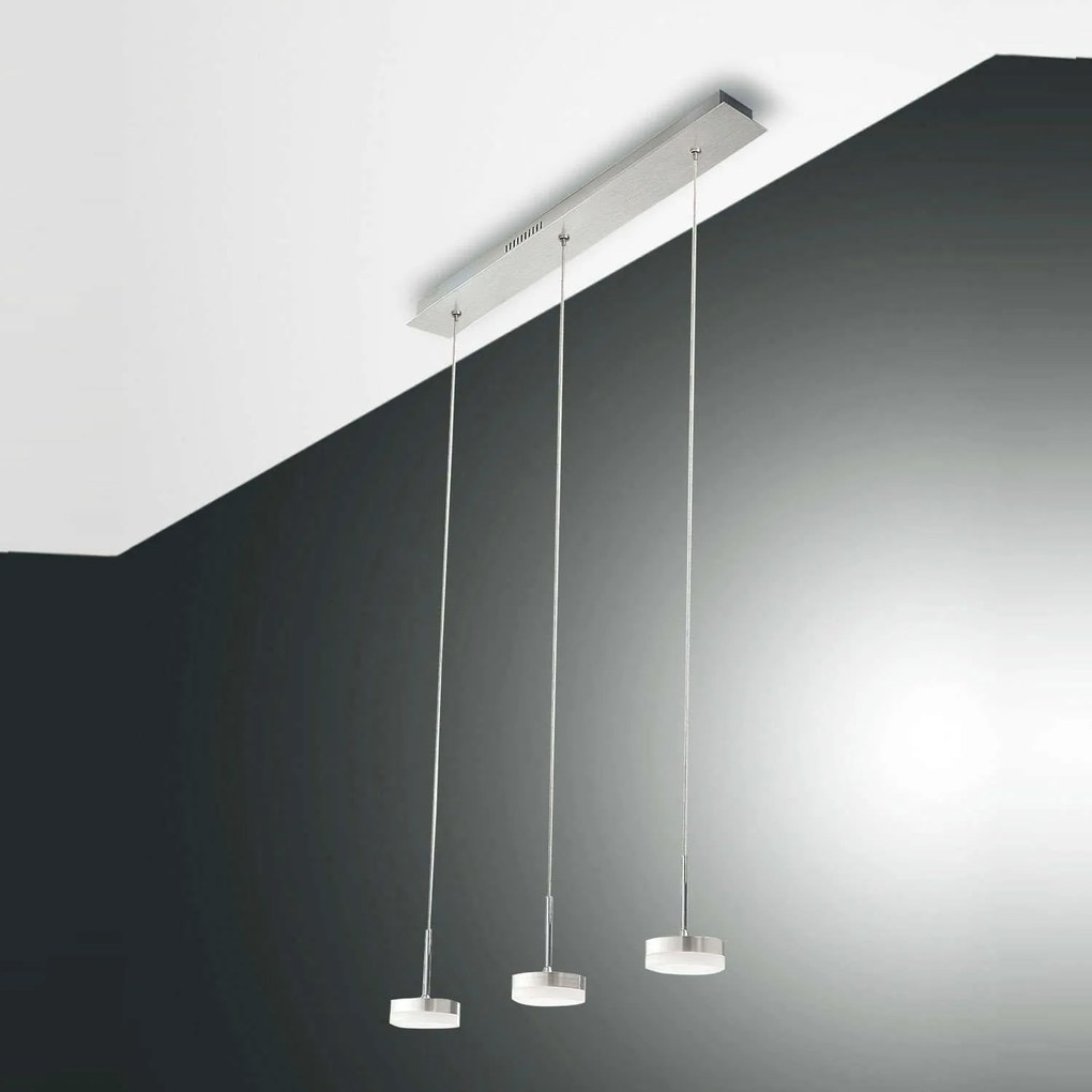 Φωτιστικό Οροφής Led Dunk 3239-47-212 Aluminium Fabas Luce Μέταλλο