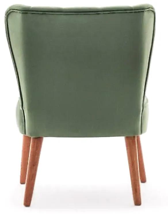 Καρέκλα Layla Megapap υφασμάτινη χρώμα πράσινο 67x50x80εκ. - Ύφασμα - PRGP043-0005,5