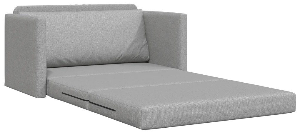 vidaXL Καναπές Κρεβάτι 2 σε 1 Ανοιχτό Γκρι 124x71x78 cm Ύφασμα