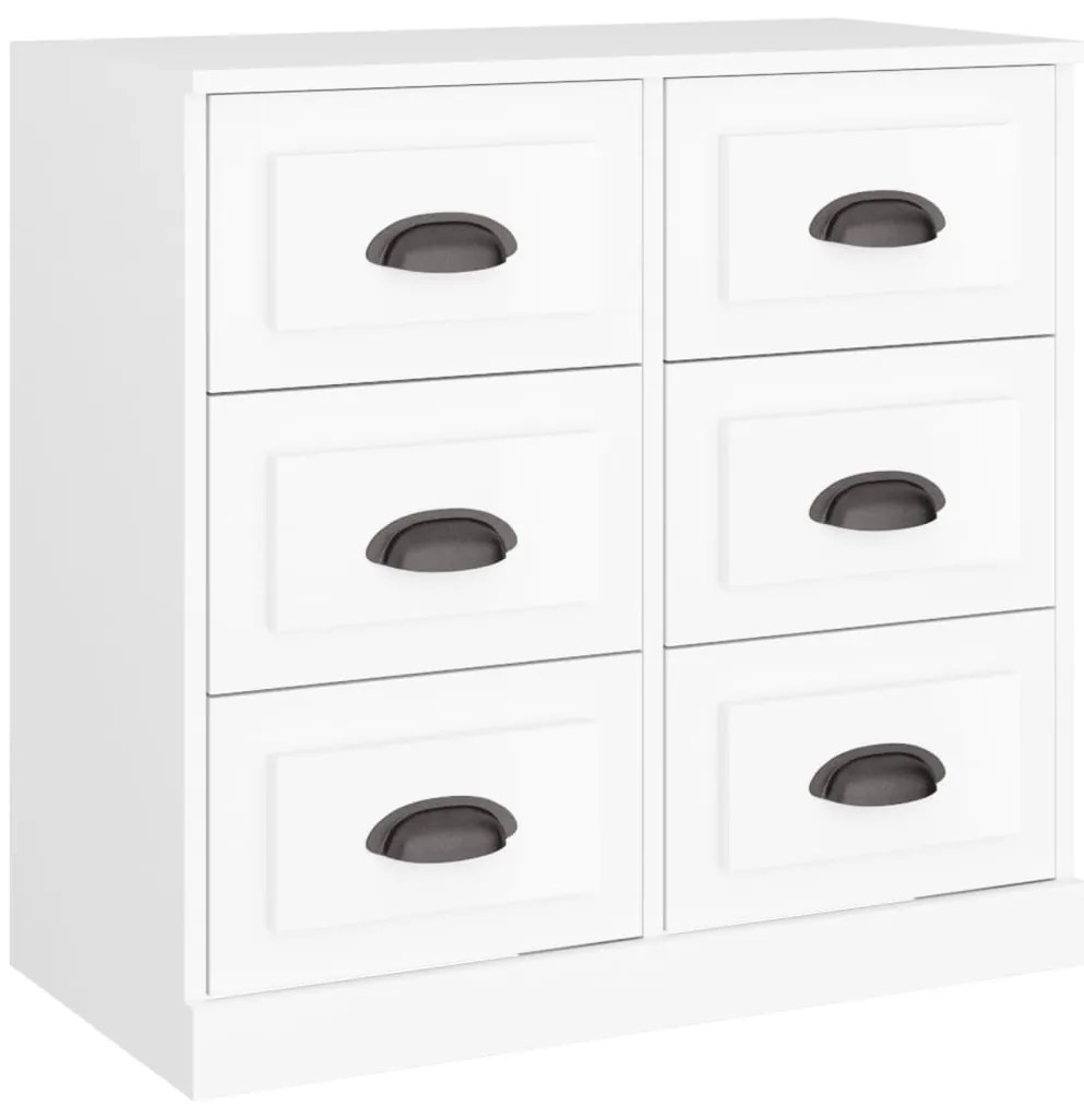 vidaXL Ντουλάπι Λευκό 70 x 35,5 x 67,5 εκ. από Επεξεργασμένο Ξύλο