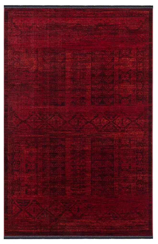 Χαλί Διαδρόμου (66x140) Ezzo Nomade 8535AHH Red