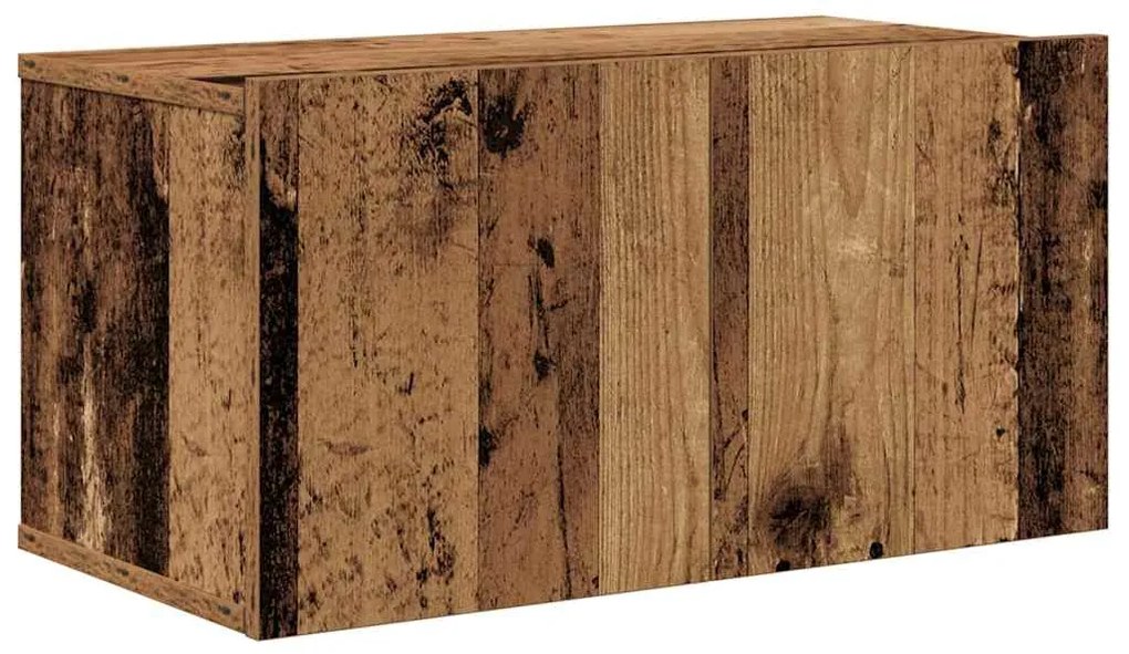 vidaXL Σετ επίπλου τηλεόρασης 4 pcs Παλιό Ξύλο Επεξεργασμένο ξύλο