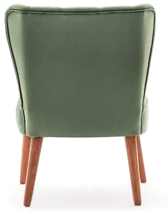 Καρέκλα Layla Megapap υφασμάτινη χρώμα πράσινο 67x50x80εκ.