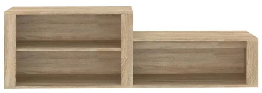 vidaXL Παπουτσοθήκη Sonoma Δρυς 150x35x45 εκ. από Επεξεργασμένο Ξύλο