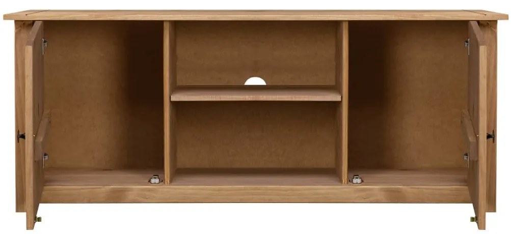 vidaXL Έπιπλο TV 120x40x50 εκ. Μασίφ Ξύλο Πεύκου Σειρά Panama