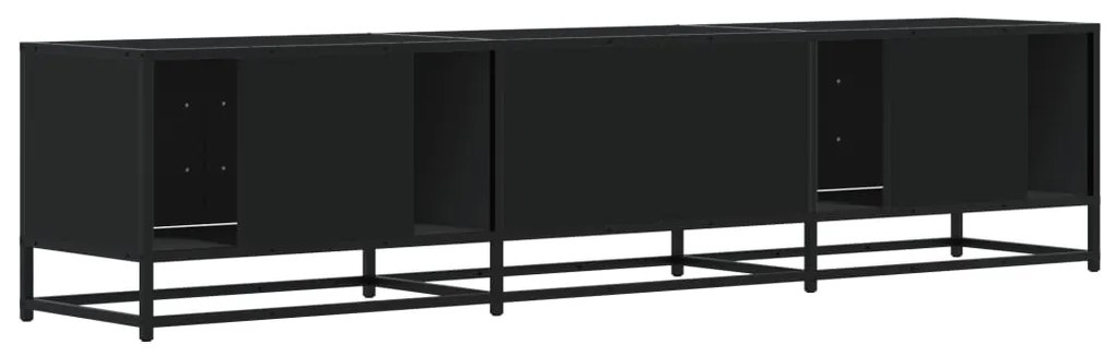 vidaXL Έπιπλο Τηλεόρασης Μαύρο 180x35x41 εκ. Επεξεργασμένο Ξύλο