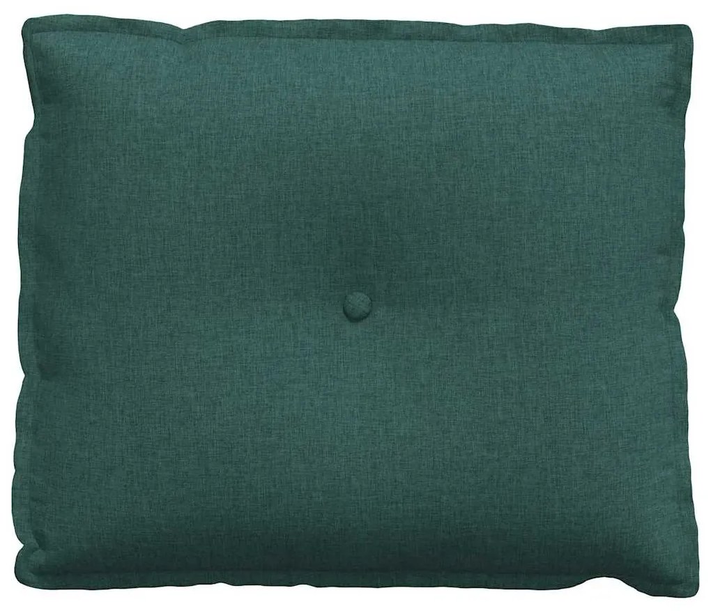 vidaXL Μαξιλάρι Πλάτης Σκούρο Πράσινο 60 x 19 x 50 εκ ύφασμα