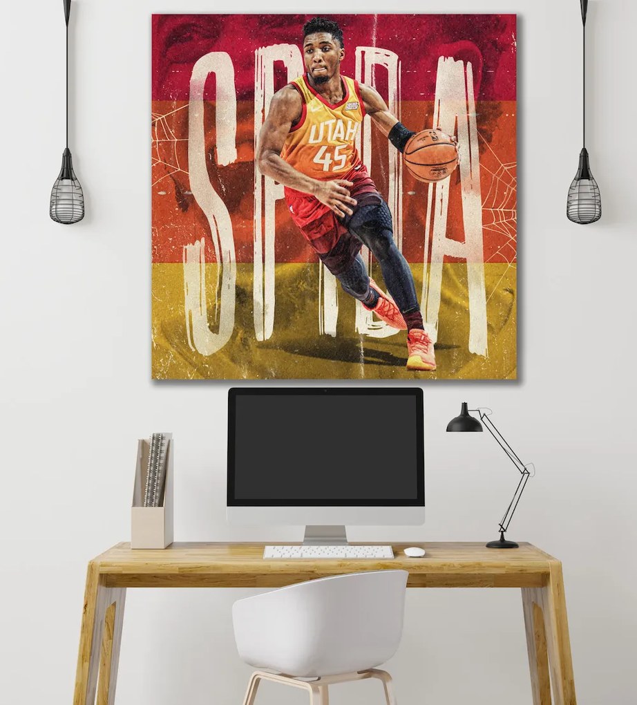 Πίνακας σε καμβά Donovan Mitchell KNV1549 65cm x 65cm