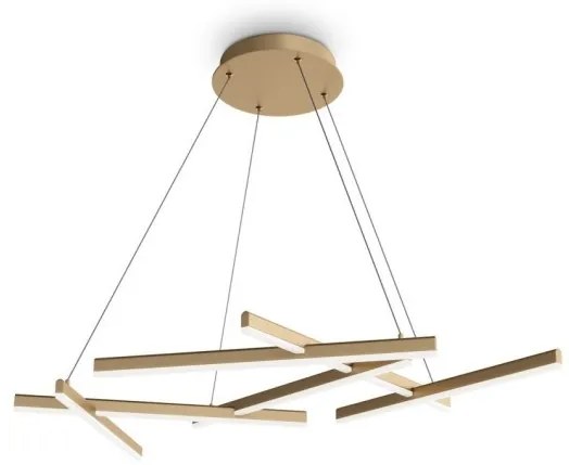 Κρεμαστό Φωτιστικό Οροφής LED Line MOD016PL-L75MG3K Maytoni-MOD016PL-L75MG3K-Χρυσό MOD016PL-L75MG3K