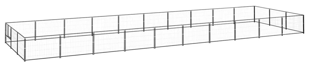 Σπιτάκι Σκύλου Μαύρο 30 μ² Ατσάλινο