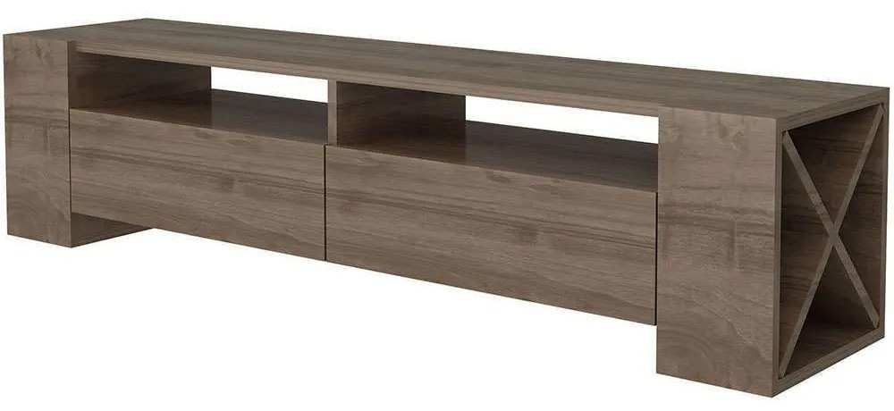 Έπιπλο Τηλεόρασης Sosruko 875ZNA3033 155x35x35cm Walnut