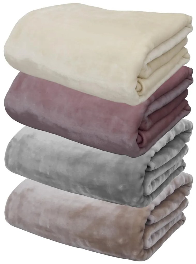 Κουβέρτα Βελουτέ King Size 240x260 2 Blush Pink Anna Riska