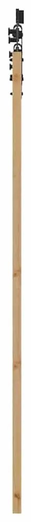 vidaXL Συρόμενη Πόρτα ORKDAL Καφέ 86 x 198.5 cm Μασίφ ξύλο πεύκου