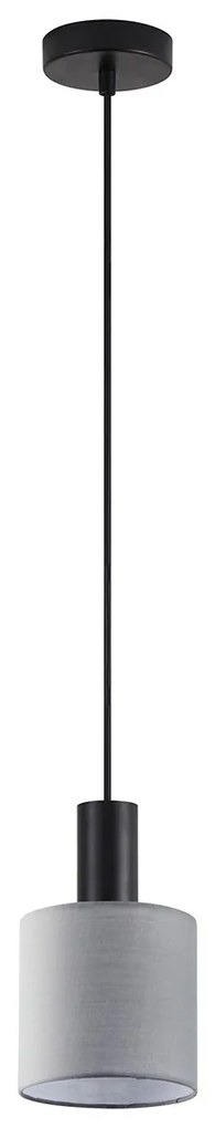 Φωτιστικό Οροφής Μονόφωτο Homelighting 77-8512 Black/Grey