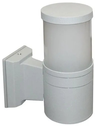 Απλίκα Εξωτερικού Χώρου Αλουμινίου Φ90mm Ε27 Lumen-9-90346-Γκρι 9-90346