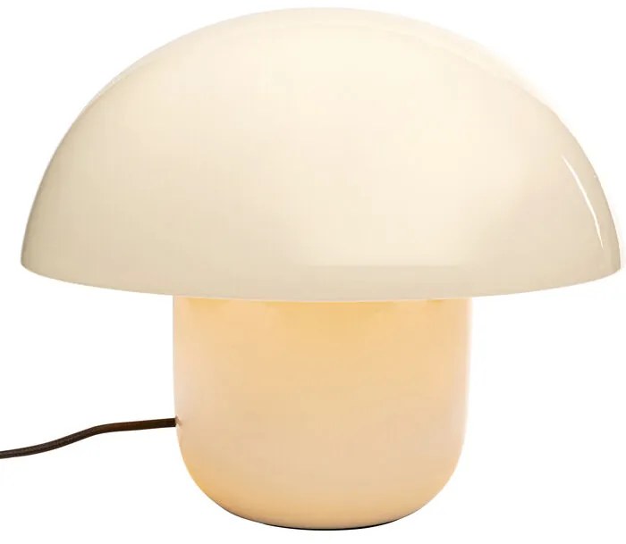 Φωτιστικό Επιτραπέζιο Mushroom Shiny Μεταλλικό Μπεζ 30*30*27εκ. - Μπεζ