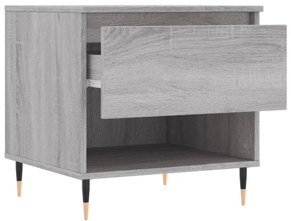 vidaXL Τραπεζάκια Σαλονιού 2 τεμ. Γκρι Sonoma 50x46x50 εκ. Επεξ. Ξύλο
