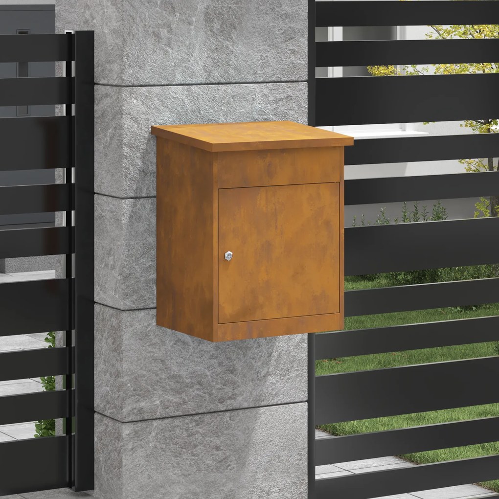 vidaXL Θυρίδα Πακέτων Σκ rusty 44 x 35 x 59 εκατοστά