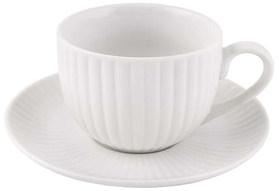 Φλυτζάνια Τσαγιού (Σετ 6Τμχ) PR00900506 200ml Πορσελάνινα White Oriana Ferelli® Porcelain