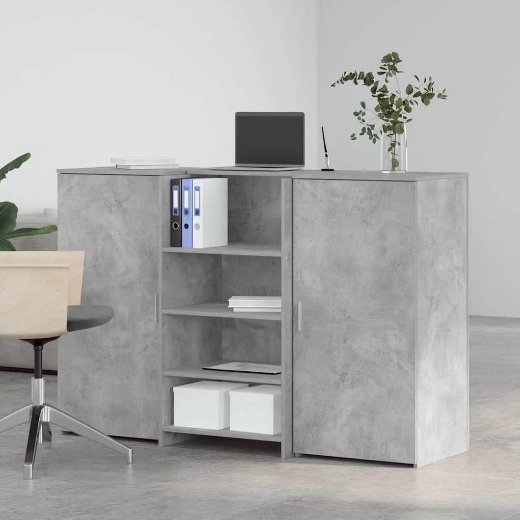 vidaXL Γραφείο υποδοχής 155x50x103,5 εκ. Επεξεργασμένο Ξύλο