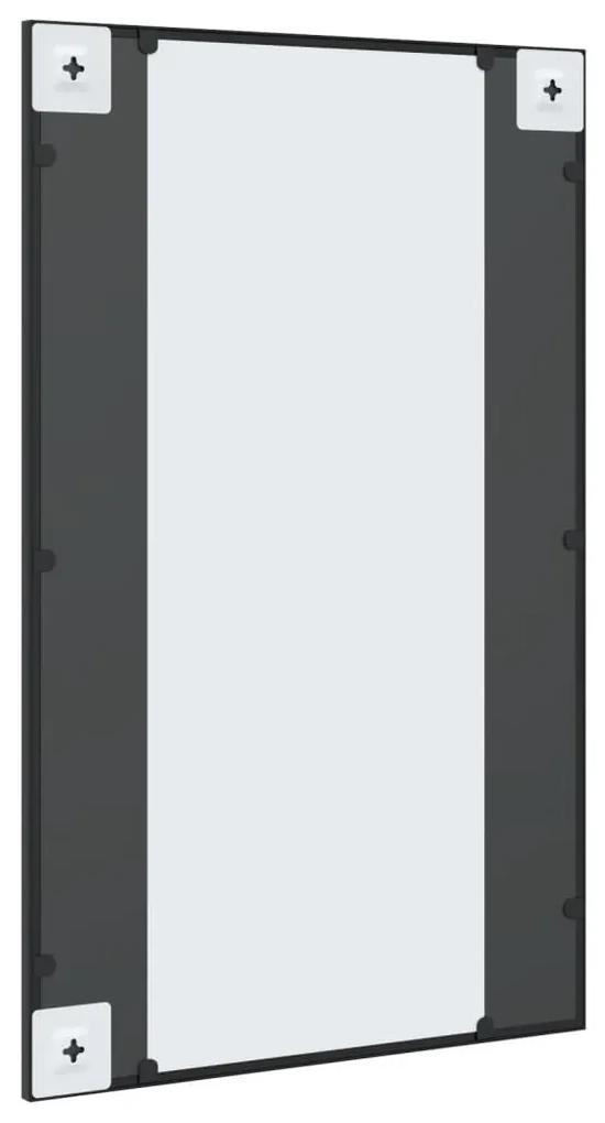 Καθρέφτης Ορθογώνιος Μαύρος 50 x 80 εκ. από Σίδερο - Μαύρο