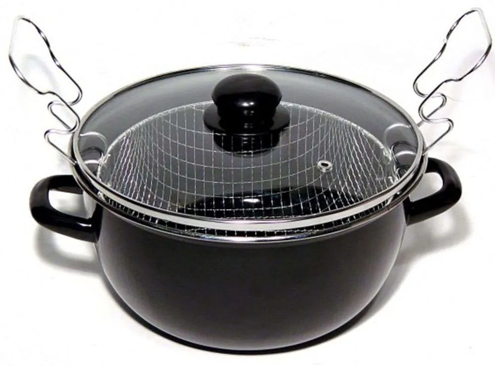 Φριτέζα Εμαγιέ ET82400024 Φ24cm Black Max Home
 24cm Enamel