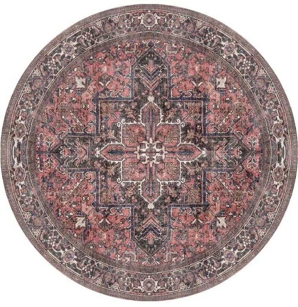 Χαλί Soul AL 122 Red-Black Conceptum Hypnose 150X150cm Round