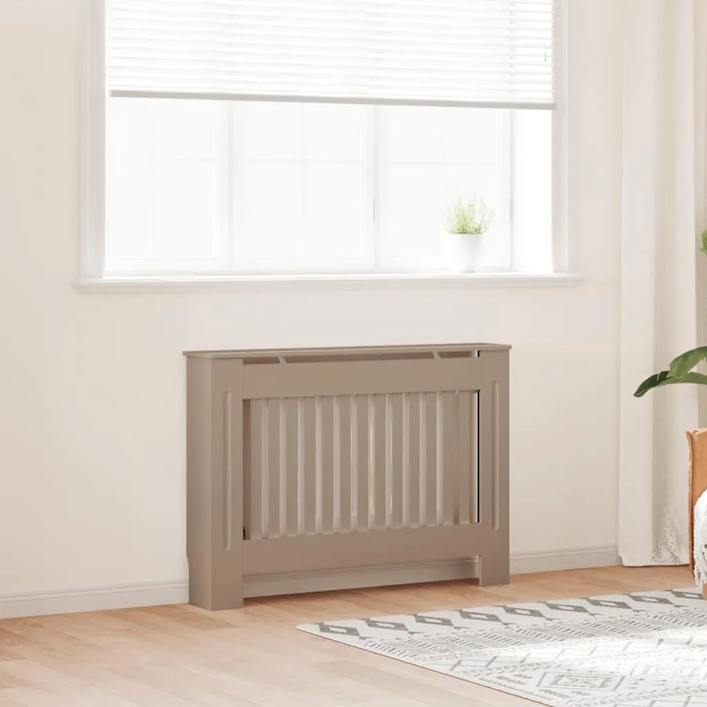 vidaXL Κάλυμμα Καλοριφέρ 112 x 19 x 81,5 εκ. από MDF