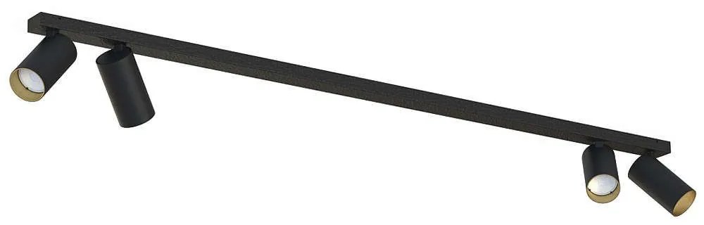 Φωτιστικό Οροφής - Σποτ Mono 7768 4xGU10 10W Black-Gold Nowodvorski Metal, Plastic
