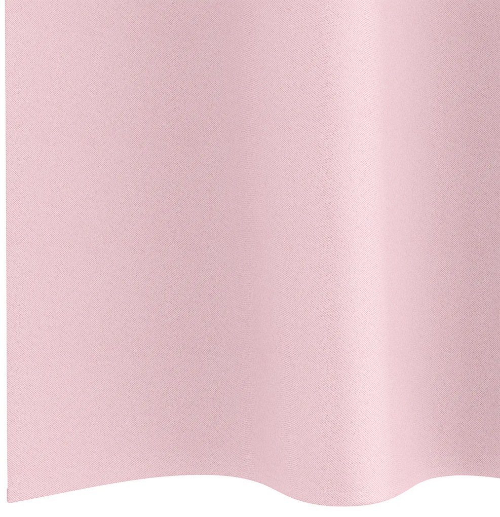 vidaXL Κουρτίνες 2 pcs Μωρουδίστικο Ροζ 140 x 140 cm Πολυεστέρας