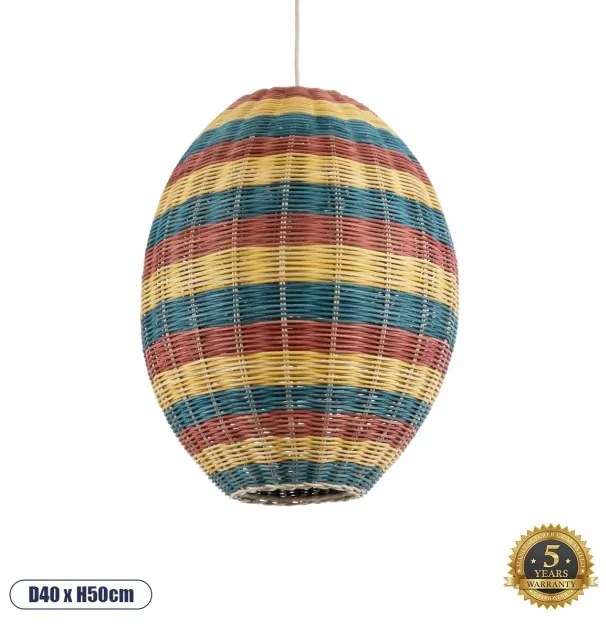 Boho Επιτραπέζιο Φωτιστικό Μονόφωτο 02065 GloboStar 02065 Πολύχρωμο