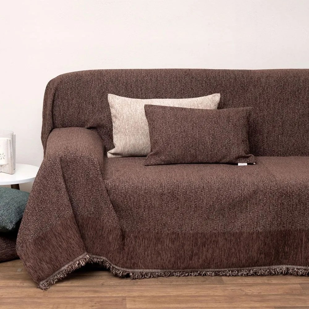 Ριχτάρι 2213 Brown Viopros Three-Seater 180x280cm Chenille