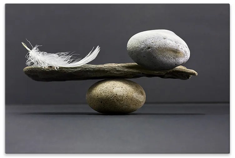 Πίνακας σε καμβά "Balance" Megapap ψηφιακής εκτύπωσης 100x70x3εκ.