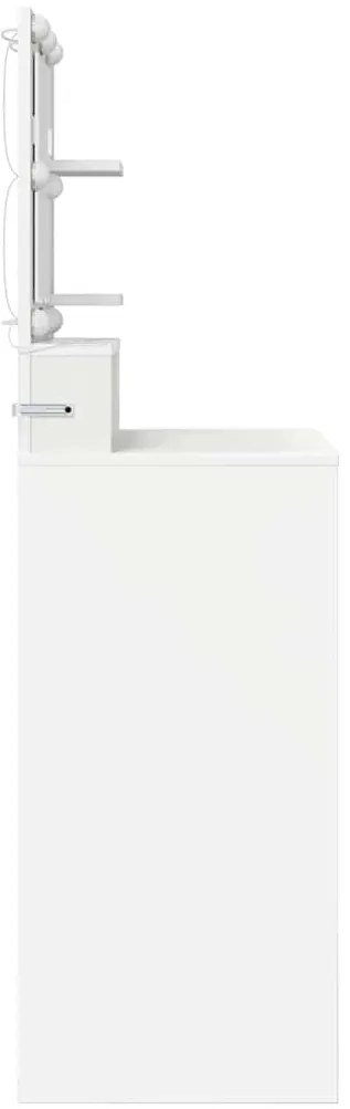 vidaXL Τραπέζια Ντυσίματος Κρεβατοκάμαρας Λευκό 80 x 39,6 x 135 εκ