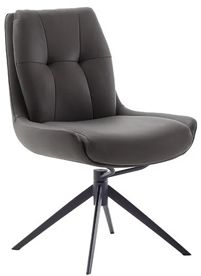 Bali Καρεκλα Relax Μαύρη + Υποπόδιο 83x86x102 cm