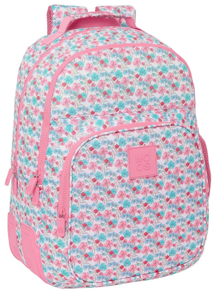 Σχολική Τσάντα Moos Flores Πολύχρωμο 32 x 42 x 15 cm